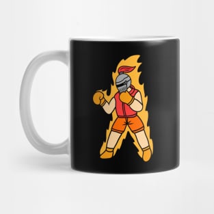 Cool cartoon knight boxing Mug